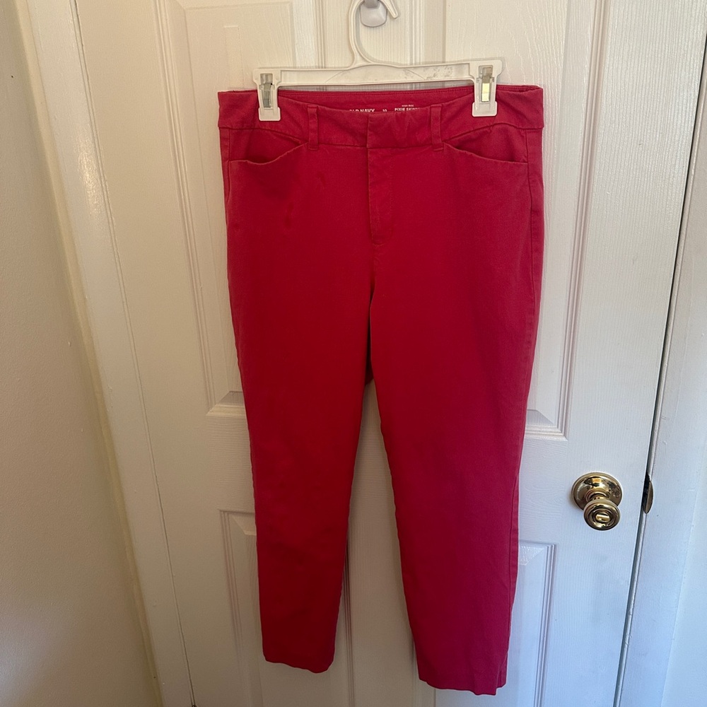 Hot pink pixie pants